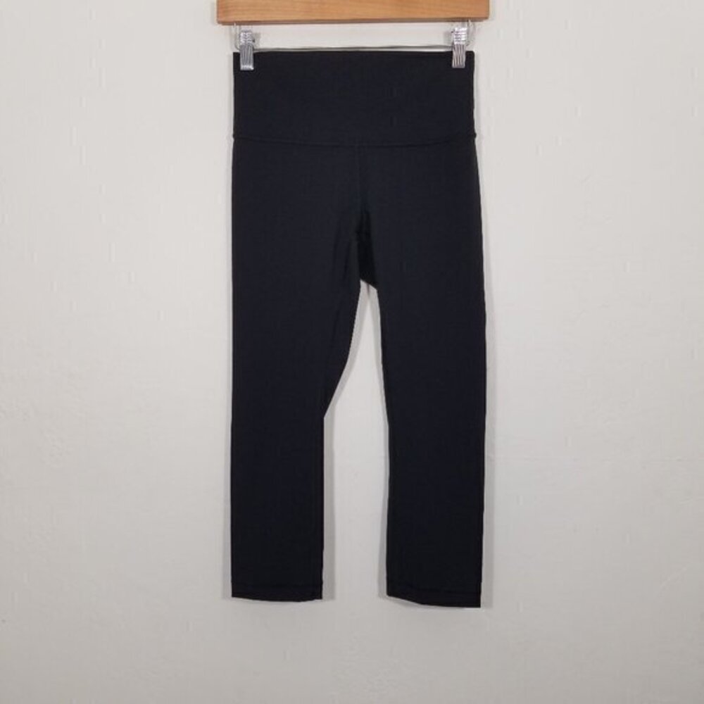 Lululemon Crop Leggings Black Size 6